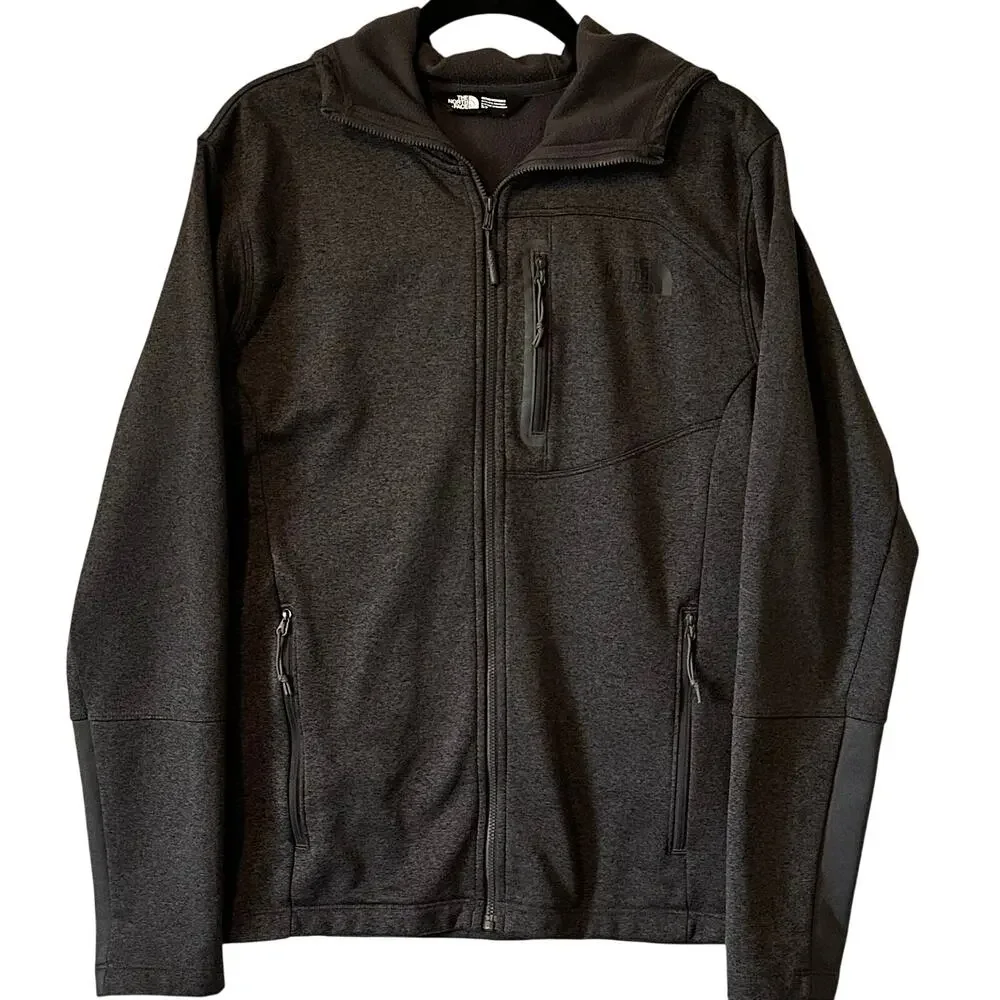 The North Face Mens Gordon Lyons Full Zip Fleece Charcoal Small